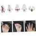 Beaupretty 1 Set Nail Ring Nail Tip Ring Finger Jewelry Ring Jewelry Ring for Finger Tip Ring Women Finger Decor Nail Decor Red Jewelry Girl Jewelry Rings Women Ring Zinc Alloy White - Buy Online on GoSupps.com