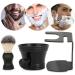 Premium Men's Shaving Set Solid Wood Handle Brush Stainless Steel Razor Stand & Soap Bowl Ideal Gift for Birthdays Valentine's & Father's Day - Buy Online on GoSupps.com