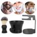 3 in 1 Complete Shaving Brush Set - Traditional Shaving Soap Bowl & Beard Grooming Brush Holder | International Shipping Available - Buy Online on GoSupps.com