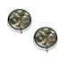 (Green Camo) Round Pill Box 3 Compartment Pill Box Mini Decorative Pocket Purse Portable Travel Medicine Tablet Vitamin Holder Organizer Pill Case