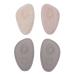 Didiseaon 2 Pairs Half Size Pad Shoe Insoles Shoe Pads Shoe Inserts High Heels Foot Cushions for Heels Shoe Adhesive Pads Forefoot Cushions High Heel Pads Invisible Forefoot Pad