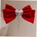 DOITOOL Tassel Hair Clip Red Hair Clips Hair Accessories for Girls Barrettes for Girls Rhinestone Barrettes for Women Womens Barrettes for Hair Girls Tiara Miss Spring Clip Velvet Bow Tie - Buy Online on GoSupps.com