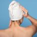 KISMETICS Frizz-Free Tee Shirt Drying Wrap for Long Hair - Soft & Lightweight Hair Drying Turban Towel with Button (Salt & Pepper) - Buy Online on GoSupps.com