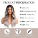 Oefei Long Corrugated Ombre Black Gray Wigs - Natural Synthetic Hair Heat-Resistant Wigs for Daily Use Party and Cosplay - Buy Online on GoSupps.com