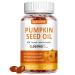 Pumpkin Seed Oil with Saw Palmetto 150 Softgels 3000mg Max Strength per Serving Cold-Pressed with Essential Fatty Acids & Phytosterols Supports Immune Hair Bladder Prostate Health 150 Count (Pack of 1)
