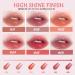 Buy Moisturizing Lip Glaze - Smooth Luster Lightweight Full Coverage | 24-Hour Waterproof Lipstick - Perfect for All Skin Tones - Buy Online on GoSupps.com