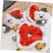 Beavorty 1Pc Christmas hair tie xmas elastic hair rope christmas seasons scrunchies christmas ponytail holders xmas scrunchies with bell holiday hair ties child coral fleece trumpet manual - Buy Online on GoSupps.com
