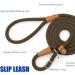 Lynxking Tow Lines for Dogs | Durable Dog Leash for Small to Large Breeds | Brown 1.3cm x 150cm Retriever Leash - Buy Online on GoSupps.com