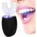 U-Shaped Electric Sound Toothbrush | Automatic Oral Care Tool for Adults - 4 Corridors Blue Light Cleaning (Black) - Buy Online on GoSupps.com