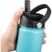 Mijafaron Straw Lid for Hydro Flask Wide Mouth 32oz 40oz - Black Flexible Handle Replacement Sports Cap Top with Straw - Buy Online on GoSupps.com
