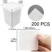 200pcs Lint Free Cotton Pads Eyelash Glue Remover Wipe Pads Glue Cleaner Pads for Extension Cleaning Cotton Pads - Buy Online on GoSupps.com