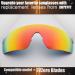 IMYTPFT Replacement Lenses for Oakley EVZero Blades - Red | High-Quality International Shipping - Buy Online on GoSupps.com
