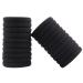 60 pieces of hair tie Super soft elastic rubber bands hair bands fashion black scrunching horseplay hair band small and sweet for girls and women the everyday use - without metal hair band