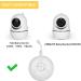 iTODOS Baby Monitor Mount for HelloBaby/HB65/HB66/HB248 ANMEATE SM935E - Versatile Twist Mount, No Tools Required - White - Buy Online on GoSupps.com