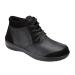 Orthofeet Innovative Orthopedic Boots for Women - Ideal for Plantar Fasciitis Foot & Heel Pain Relief. Arch Support Slippers Arch Booster Cushioning Ergonomic Sole & Extended Widths - Milano 7.5 Wide Black