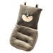 Integrated Lumbar Support Seat Cushion - Super Soft Comfort Back Support Pillow (Grey) for Enhanced Posture | International Shipping Available - Buy Online on GoSupps.com