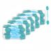 Buy 5 Packs of 100PCS Professional Double Head Eyeshadow Brushes - Multicolor Disposable Makeup Tools (Blue) - Fast International Shipping - Buy Online on GoSupps.com