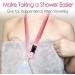 2 Pack Pink Shower Lanyard for Mastectomy Drain Holder - After-Surgery Recovery Management for Breast Cancer Patients - Buy Online on GoSupps.com
