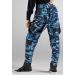 Balera Women's Dance Pop Star Camouflage Print Pants with Straps - Navy, Size Large - Buy Online on GoSupps.com