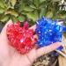2pcs Crystal Cluster Natural Aura Angel Quartz Cluster Blue and red Gem Specimen s Stone Crystal Reiki - Buy Online on GoSupps.com