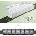 Argojolo Weekly Pill Organizer - 7 Day BPA-Free Medication Planner (2 Pack Black/White) - Travel-Friendly Pill Box for Tablets, Supplements, Vitamins - Buy Online on GoSupps.com