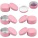 24 Pink Aluminum Jars - Empty Cosmetic Cans for Lip Balm Lotion Cream & Mini Candles - Versatile Travel Trip Containers - Buy Online on GoSupps.com