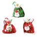 LALAFINA 3pcs Christmas Bags Candy Bag for Christmas Handbag
