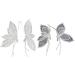 Gauze Hair Barrettes Fashionable Beaded For Butterfly Clips Elegant Long Pageant Hair Side Clip Wedding Hair Decor For W Handmade Beaded Butterfly Clips White Long Pageant Hair Side Clip Hair - Buy Online on GoSupps.com
