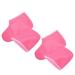 Sachets de Soins Pieds la Cire de Paraffine 2 Paires paisses Rose Fuchsia Bord Blanc Masque Hydratant et Isolant pour Spa Pieds Protection Thermique pour P dicure