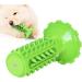 Anulely Dog Toy - Teeth Grinding & Brushing Suction Cup | Dog Tooth Care Products for Home Clinics & Shelters - Classic Sound Dog Toothbrush (Green) - Buy Online on GoSupps.com