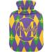 Personalized Used Heat Bottle with Fleur de Lis | 1L Hot Water Bottles for Pain Relief & Cramps - Buy Online on GoSupps.com