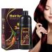 Hair Dye Shampoo Instant 3 in 1-100% Grey Coverage - Herbal Ingredients for Women & Men in Minutes 500mL 17.6 Fl Oz (Red Wine)
