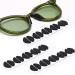 Androxeda 20 Pairs Soft Foam Nose Pads - Self-Adhesive Anti-Slip Glasses & Sunglasses Pads (1.5mm Black) - International Shipping Available - Buy Online on GoSupps.com