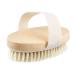 ULTNICE wooden body brush massage brush natural bristles without handle