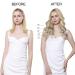 Doores Seamless Clip-In Extensions | Real Hair 18 Inch 7 Pieces Ash Blonde Highlights Platinum Blonde 45cm 110g - Buy Online on GoSupps.com