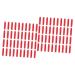 Beatifufu tweezers 240 Pointed cleaning sleeve tweezers for silicone cap anti-eyelash cover tweezers Auxiliary eyelash transplantation without cap stainless steel-echbogen 1.8x0.2cmx2pcs redx2st