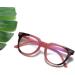 Bevi Reading Glasses 2.5x - Blue Light Blocking Anti Eye Strain Spring Hinge for Men & Women - Coral Color - Buy Online on GoSupps.com