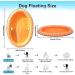 Vercico Inflatable Pool Float for Dogs and Puppies Large Contemporary Pet Dog Cat Swimming Pool Float Ride on Orange - Buy Online on GoSupps.com