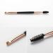 Global Fashion 2-in-1 Eyebrow & Lash Brush | Shape & Define Brows | Lengthen & Separate Lashes | Double-Ended | Soft Cruelty-Free Vegan Bristles | Essential Makeup Tool - Buy Online on GoSupps.com