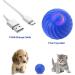 Interactive Cat Toy Ball - LED Light & 360 Self-Rotating - Navy Blue - Stimulation & Fun for Cats - Buy Online on GoSupps.com