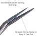 7.5 inches Toenail Cutting Long Handle Scissors with Reflected Angle Tip for max Vision 19cm Stainless Steel - Buy Online on GoSupps.com