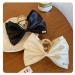 Gerulyss 2 Pcs Black No-Slip Large Hair Bows Barrettes for Women - Champagne Metal Hair Claw Clips with Acrylic Bow - Hair Accessories Clips for Thick Hair - Buy Online on GoSupps.com