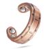 EnerCoppeX Copper Magnetic Ring for Women Lymphatic Drainage Adjustable Ring 3500 Gauss Magnet (CPR-0114Q)
