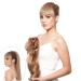 Remehi 15-Inch Ponytail Hair Extension - Smooth Real Hair Claw Clip Medium Brown (Size 4) for Girls & Women | 38.1 cm 85 g - Buy Online on GoSupps.com