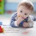 Chewy Necklace for Babies | Blue Dragon Print Silicone Teething Relief | 2-Piece Chewable Chain - Buy Online on GoSupps.com