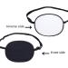 FMS Premium Mulberry Silk Eye Patch - Soft Lazy Eye Pirate Patch for Adults & Kids - Comfortable Black Eye Mask with Elastic Strap - Buy Online on GoSupps.com