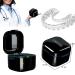 Large Mouth Guard Retainer Case Kit with Strainer and Lid - Black - Buy Online on GoSupps.com