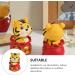 ORFOFE Kids Playset 6 Pcs Year of The Tiger Bobble Head Ornament Red Gift Cute Office Resin Children Toys Redx6pcs 6X6X9.5CMx6pcs - Buy Online on GoSupps.com