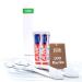 ECO amenities Travel Toothbrush Kit - Manual Disposable Toothbrush with Toothpaste in Individually Wrapped Paper Box 100 Sets per Case - Travel Toothbrush and Toothpaste for Hotels and Hospitality