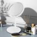 ENERRGECKO Makeup Vanity Mirror with 66 LED Lights - Rechargeable 7-Inch Professional Mirror with 66 Pro- 180 Degree Rotation for Dimmable - Buy Online on GoSupps.com